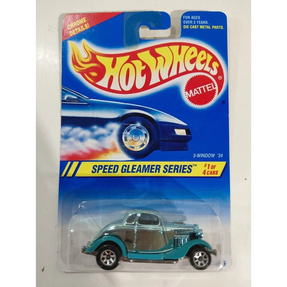 NIP Hot Wheels Speed Gleamer 1:64 Die Cast 1934 Ford 3-Window Coupe Classic Car